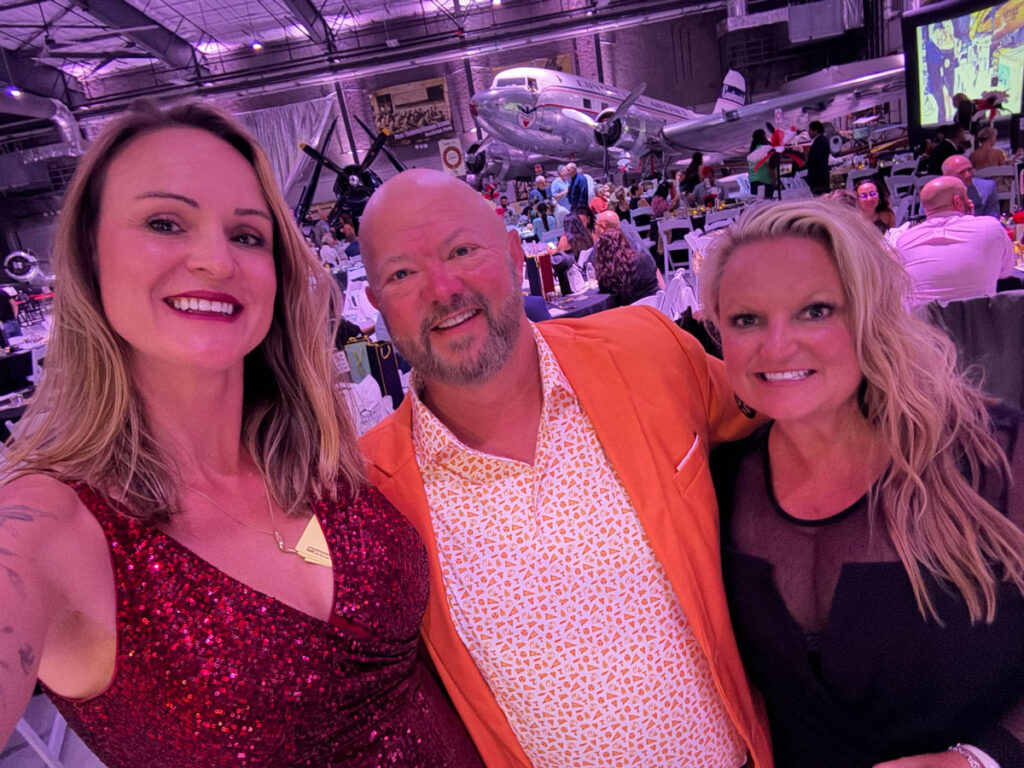 Jennifer Gamon and guests of the South Texas PAMA gala