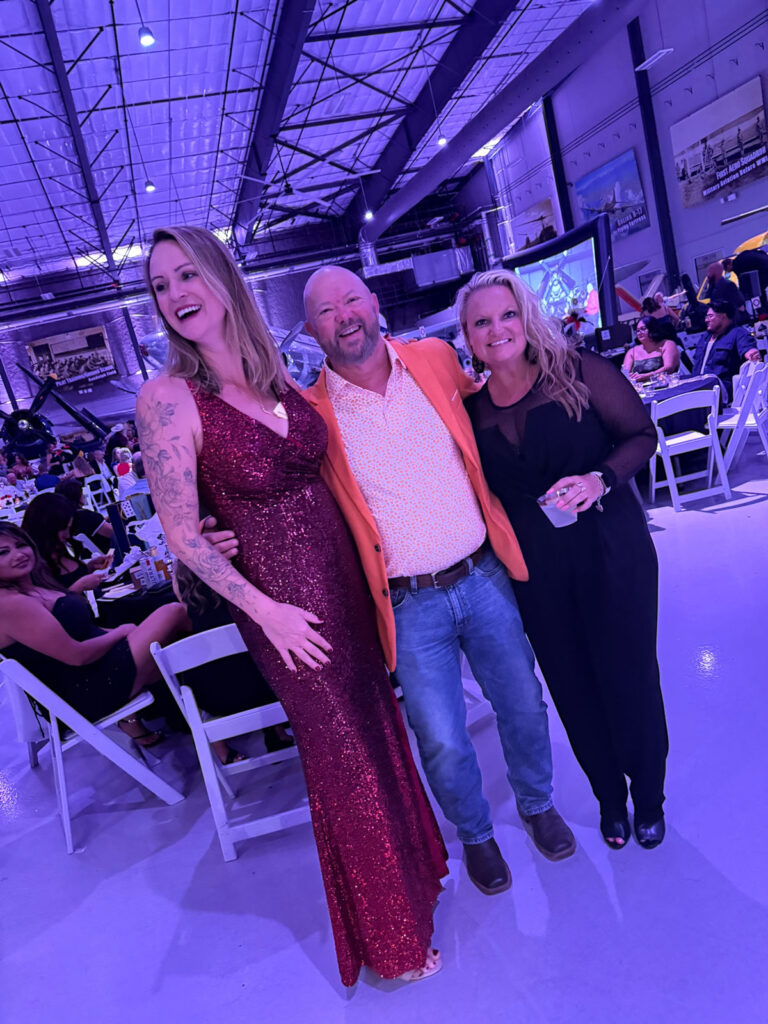 Jennifer Gamon and guests of the South Texas PAMA gala